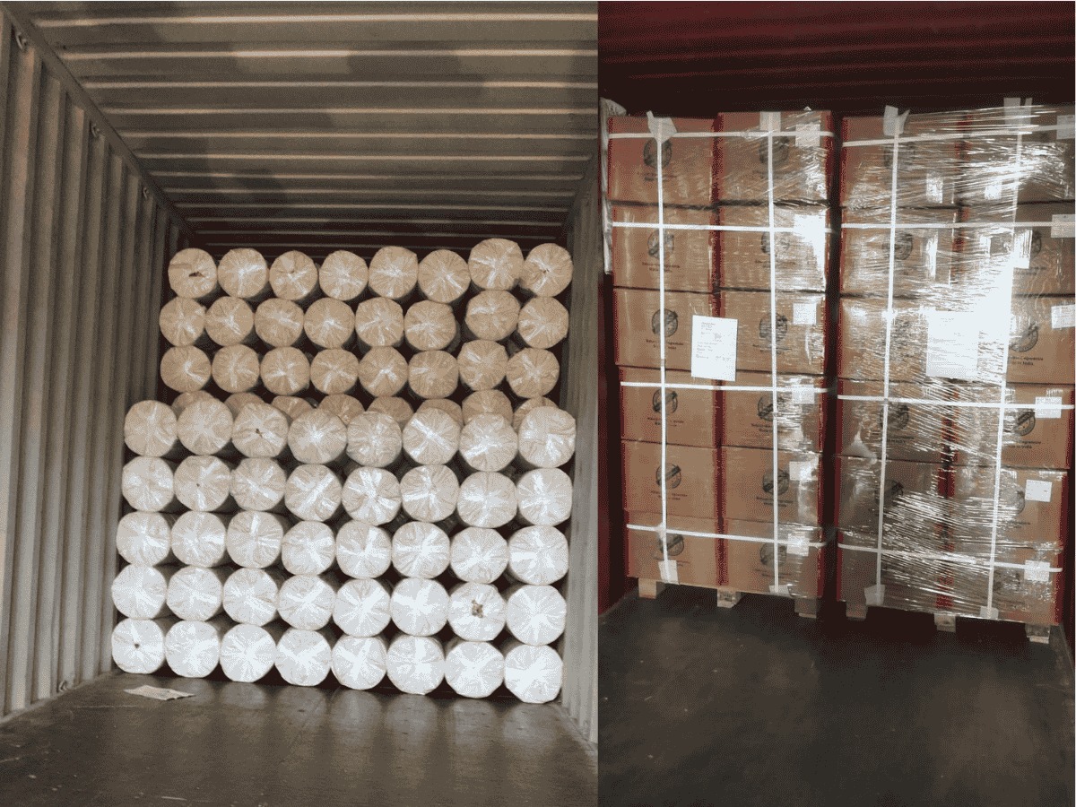 Global delivery service ensuring timely shipment of eco-friendly bags to international customers