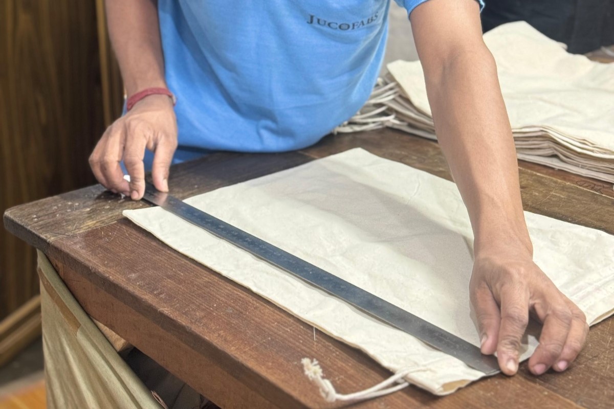 Rigorous quality control inspection ensuring international standards for eco-friendly bags