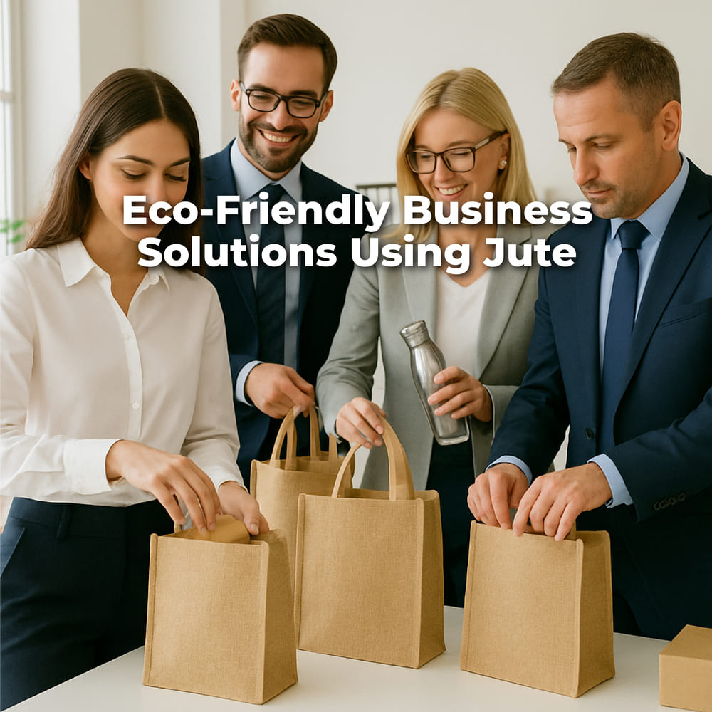 Eco-friendly business solutions using jute bags