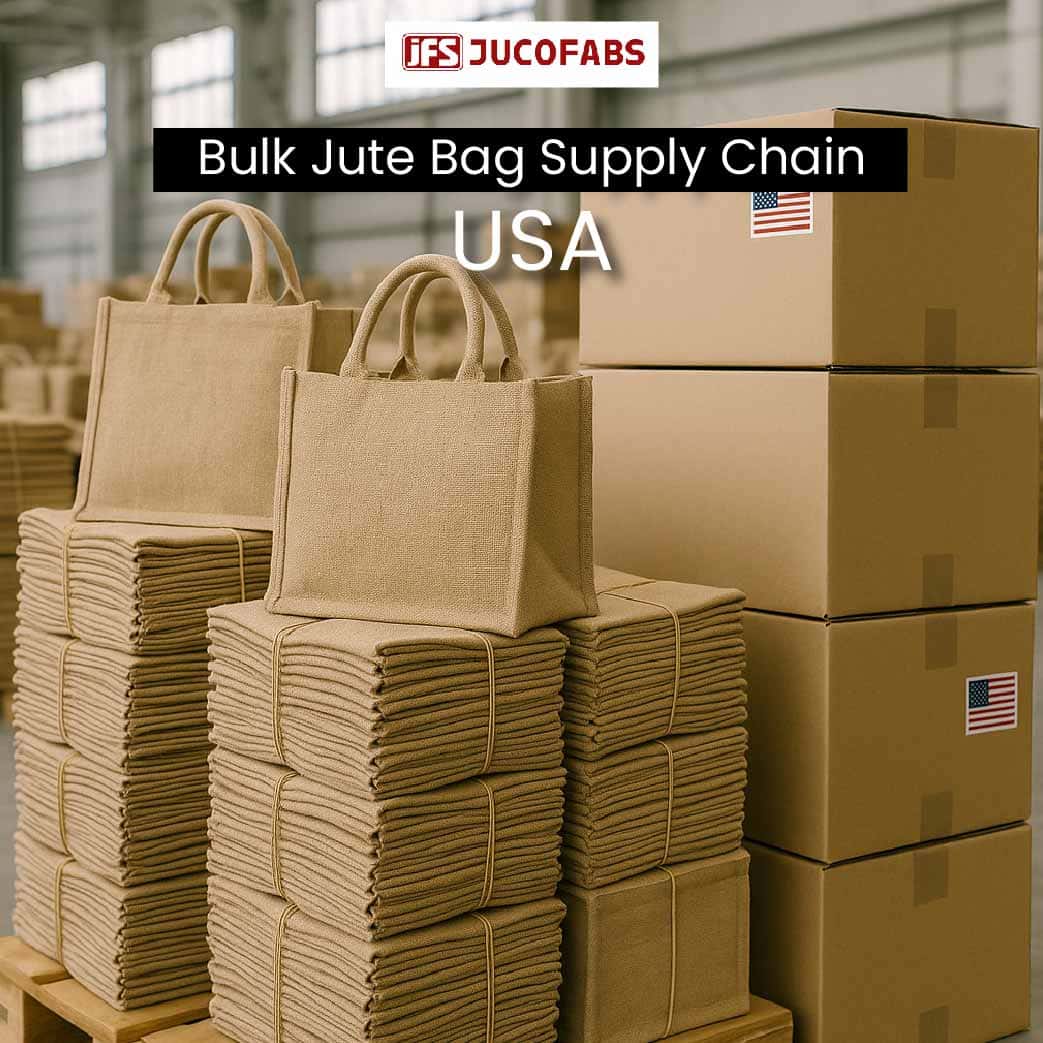 Sustainable jute bag bulk suppliers for US companies