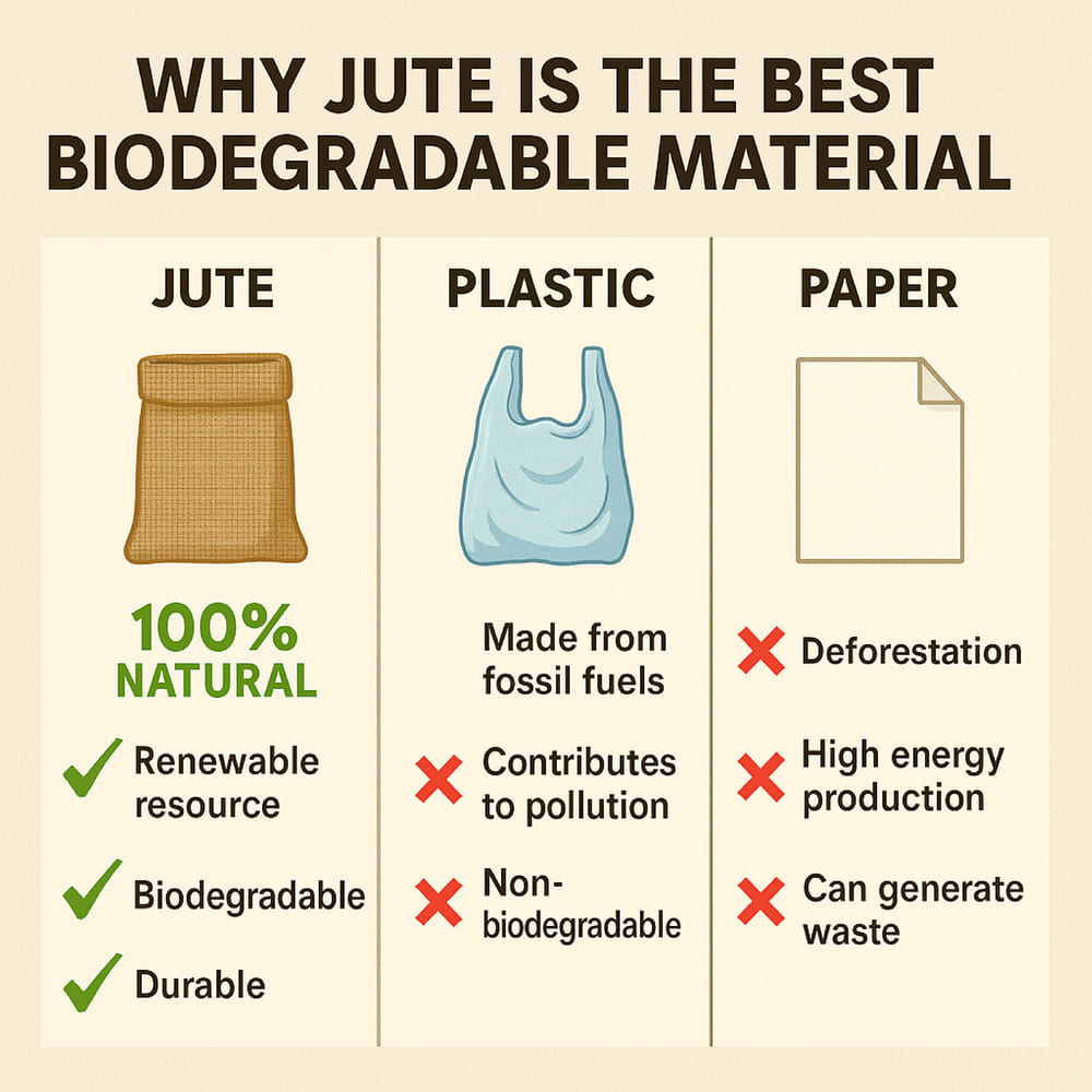 Why jute is the best biodegradable packaging material